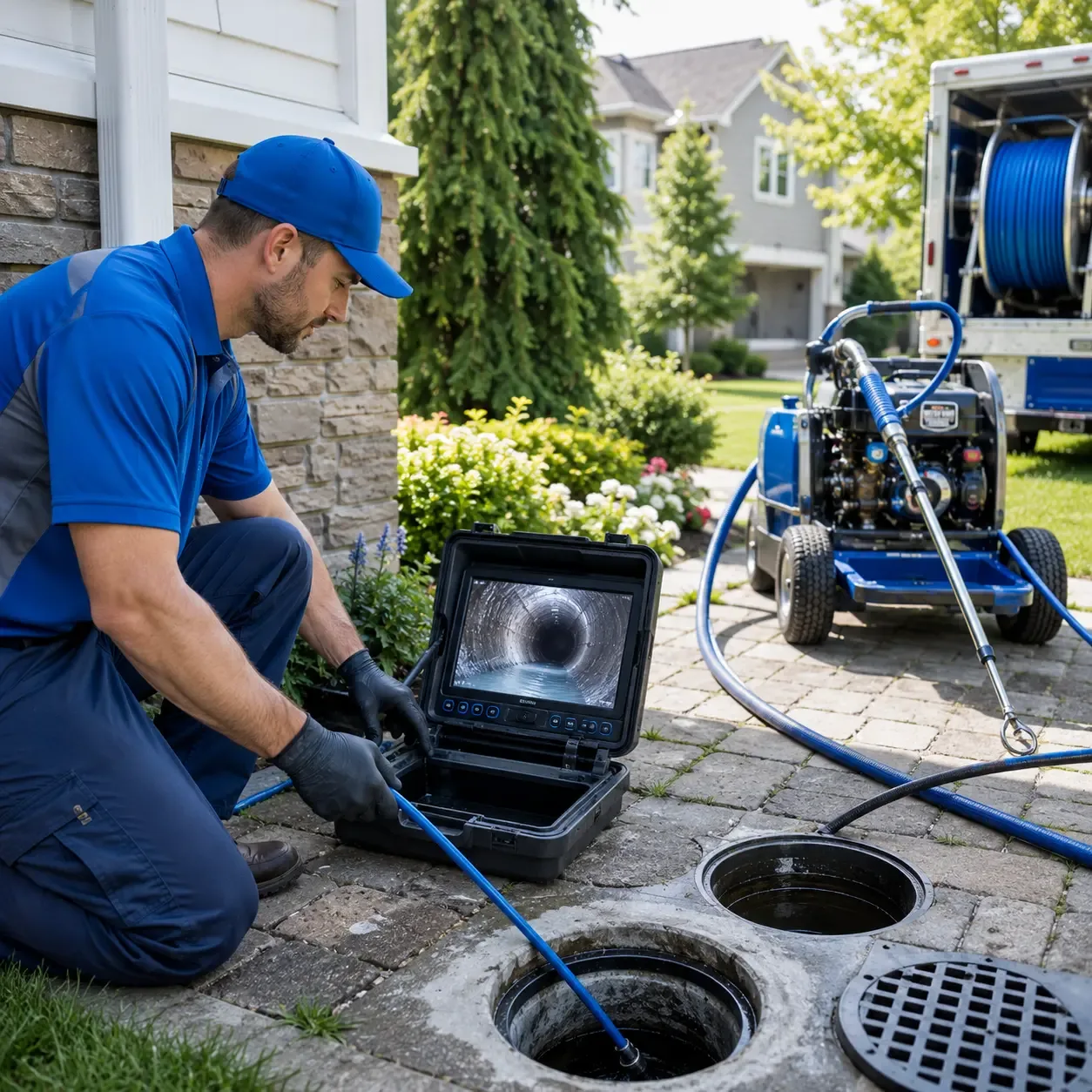 Outdoor drain cleaning professionals serving Gunlock, KY