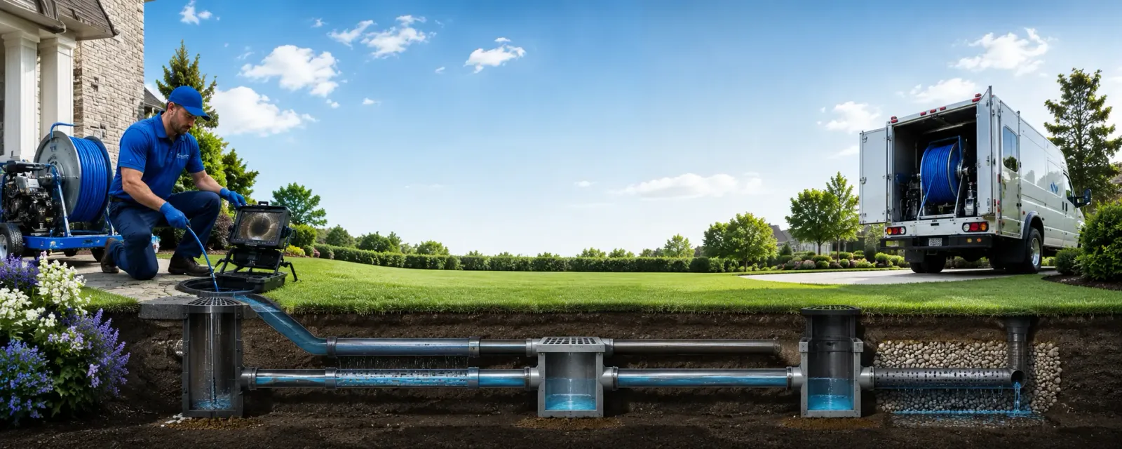 Outdoor drain cleaning information for Gunlock, KY